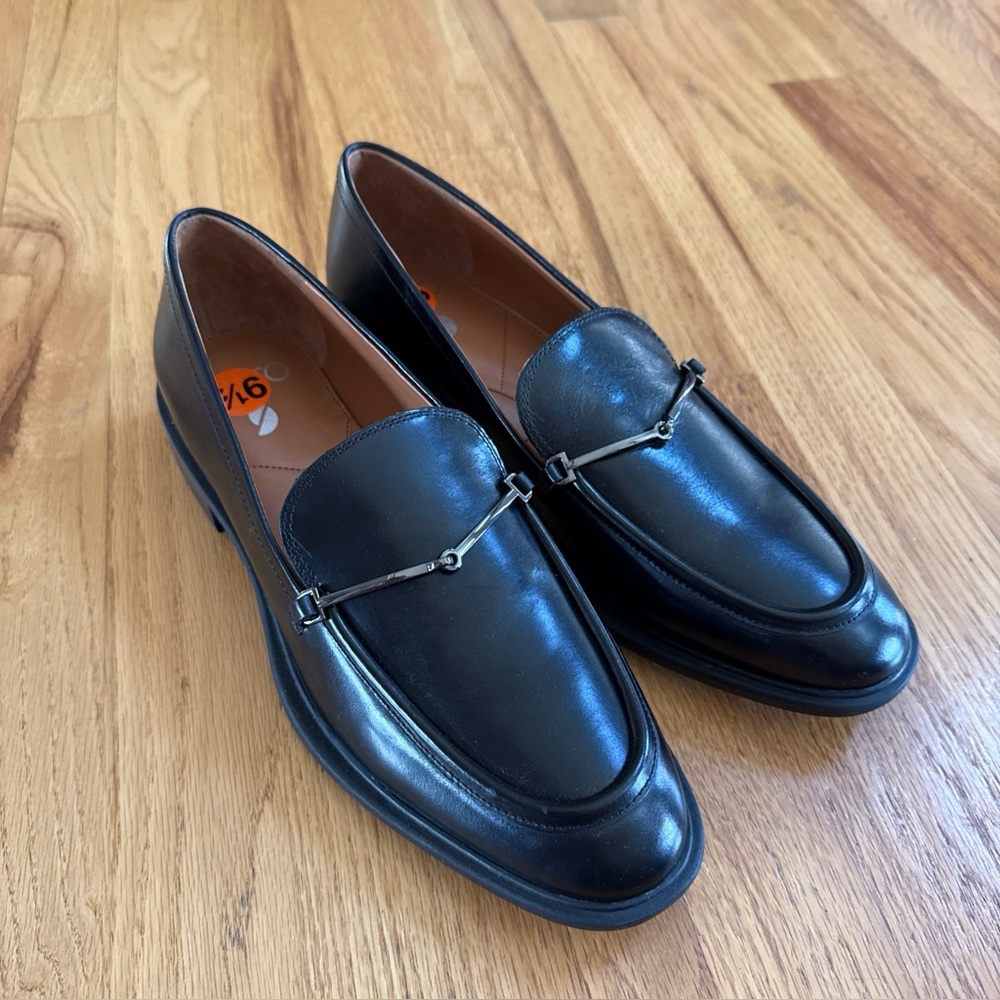FRANCO SARTO Women’s Eda Bit Loafer, Black, Size 9.5